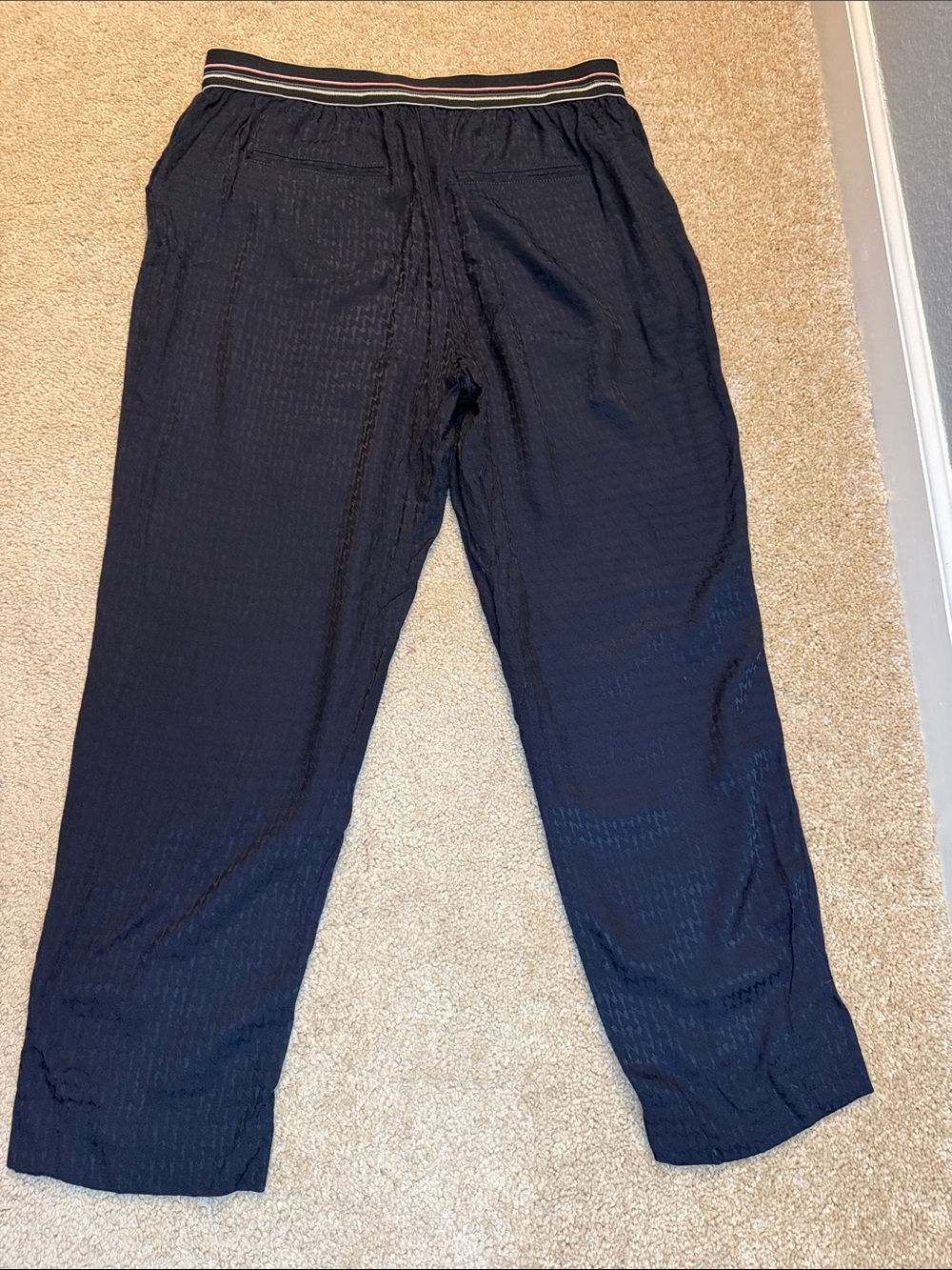 Anthropologie the essential Pull-On Trouser in Navy Size Small - Picture 10 of 10